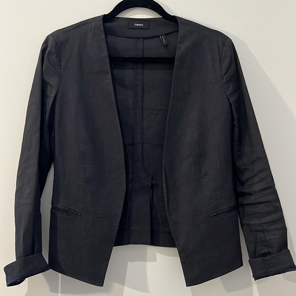 Beautiful Theory Navy Blue Blazer - Size 4